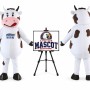 Spotty Milk Cow Mascot Costume