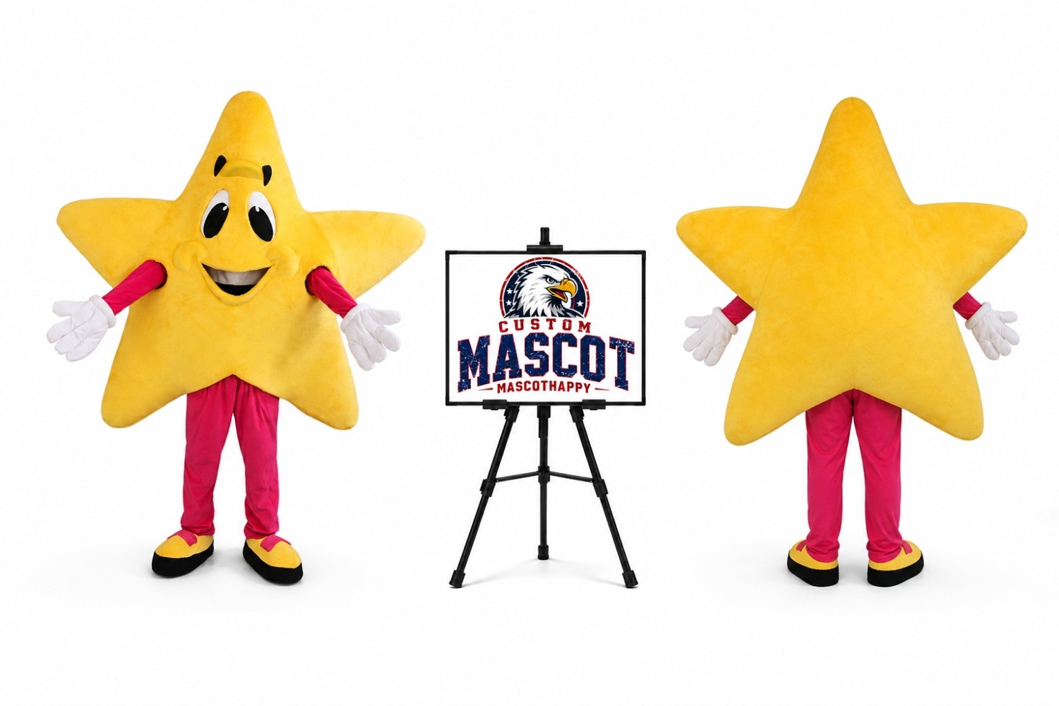 Star Mascot Costume Star Mascot Costume