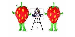 Strawberry Mascot Costume Strawberry Mascot Costume
