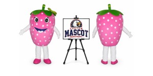 Strawberry Mascot Costume Strawberry Mascot Costume