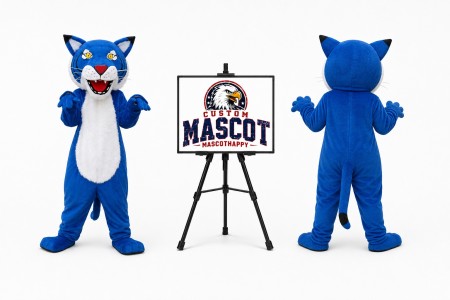 Stuffed Animal Cartoon Tiger Mascot Costume