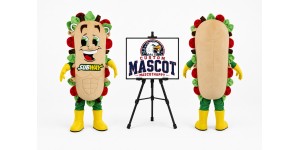 Subway Sandwich Subman Mascot Costume Subway Sandwich Subman Mascot Costume
