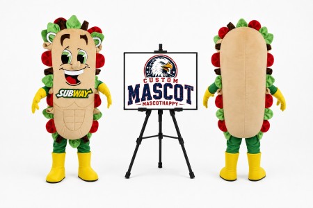 Subway Sandwich Subman Mascot Costume