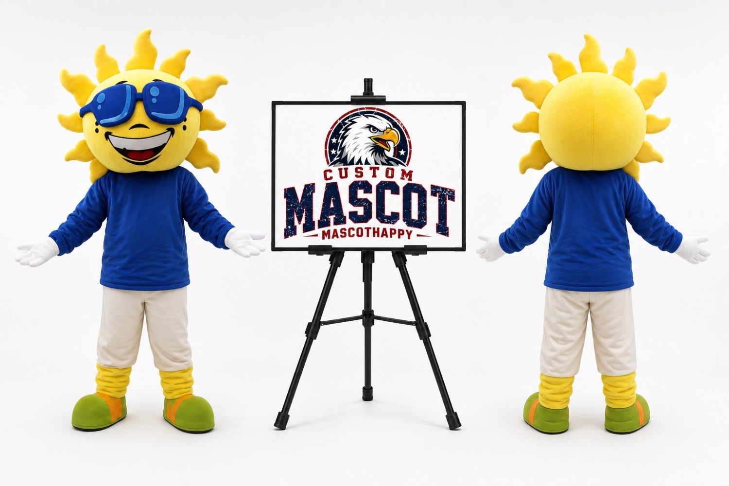 Sun Sunflower Mascot Costume Sun Sunflower Mascot Costume