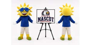 Sun Sunflower Mascot Costume Sun Sunflower Mascot Costume