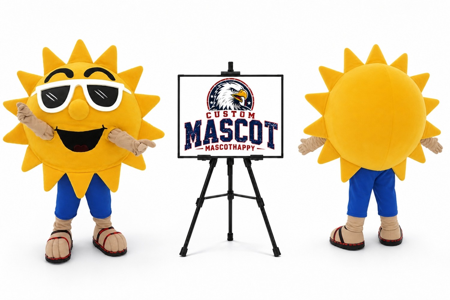 Sun Flower Mascot Costume Sun Flower Mascot Costume