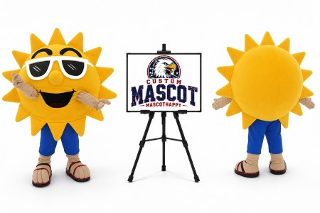 Sun Flower Mascot Costume