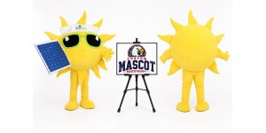 Sun Mascot Costume Sun Mascot Costume