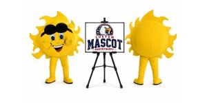 Sun Mascot Costume Sun Mascot Costume