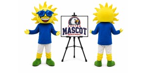 Sunflower Sun Mascot Costume Sunflower Sun Mascot Costume