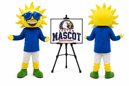 Sunflower Sun Mascot Costume