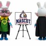 Super Rabbit Mascot Costume for Easter Events