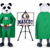 Supper Panda Mascot Costume