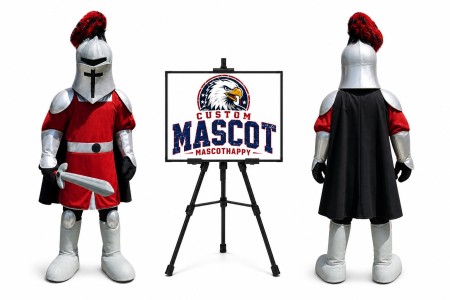 Sword Knight Mascot Costume