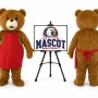 Teddy Bear Mascot Costume