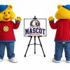 Teddy Bear Rapper Mascot Costume
