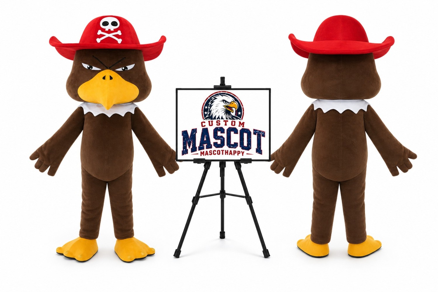 Thanksgiving Pirate Eagle Mascot Costume for Parties Thanksgiving Pirate Eagle Mascot Costume for Parties