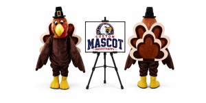 Thanksgiving Turkey Mascot Costume Thanksgiving Turkey Mascot Costume