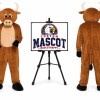 The Bull Plush Mascot Costume