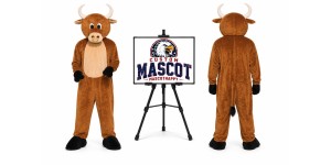 The Bull Plush Mascot Costume