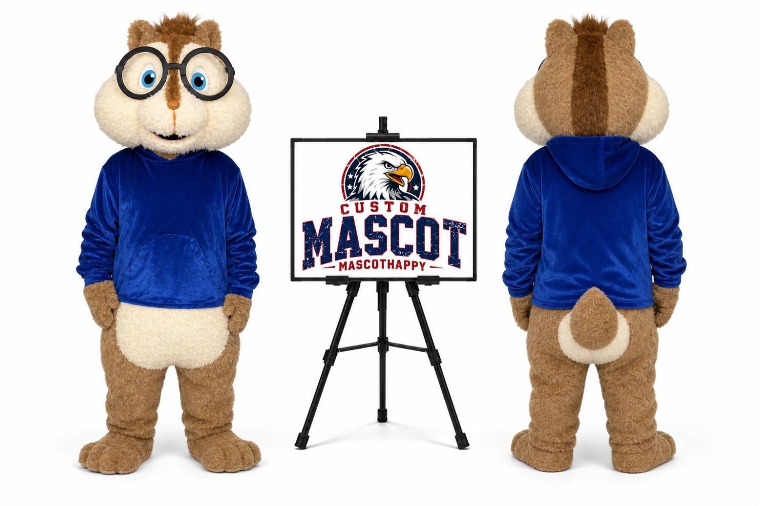 The Chipmunks Mascot Costume The Chipmunks Mascot Costume