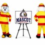 The Fire Dog Mascot Costume