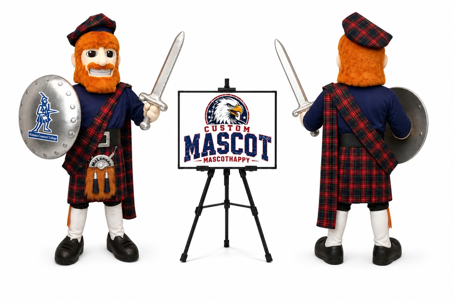 The Highlander Mascot Costume