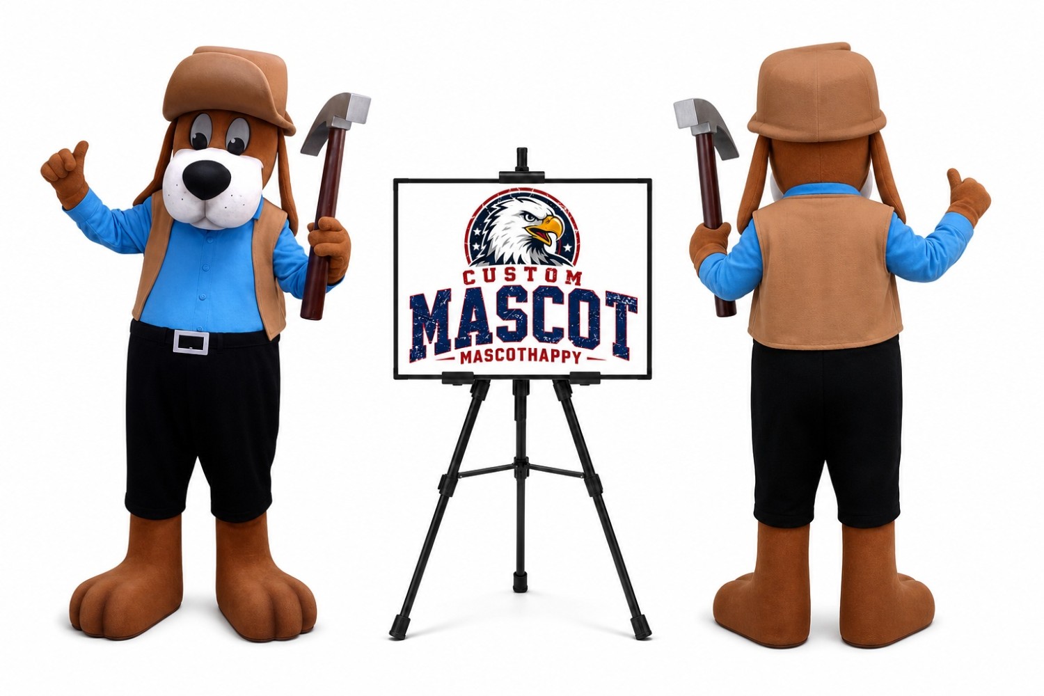 The Rockhound Dog Mascot Costume The Rockhound Dog Mascot Costume