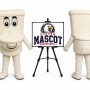 The Running Toilet Mascot Costume
