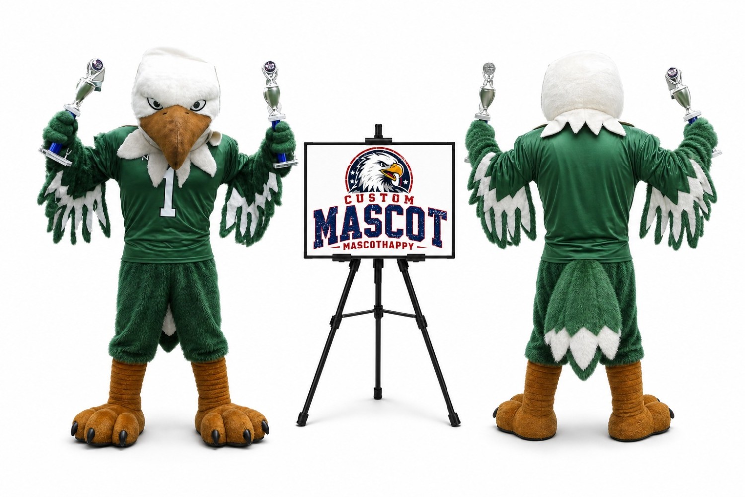 The Scrappy Eagle Mascot Costume The Scrappy Eagle Mascot Costume