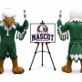 The Scrappy Eagle Mascot Costume