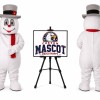 The Snowman Mascot Costume for Christmas Events