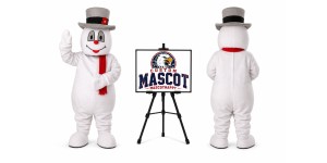 The Snowman Mascot Costume for Christmas Events The Snowman Mascot Costume for Christmas Events