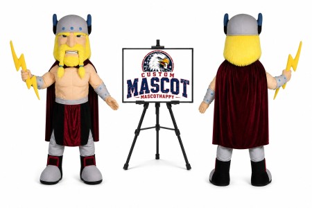 Thor Viking Mascot Costume