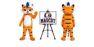 Tiger Boy Mascot Costume Tiger Boy Mascot Costume