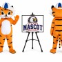 Tiger Boy Mascot Costume