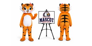 Tiger Girl Mascot Costume Tiger Girl Mascot Costume