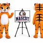 Tiger Girl Mascot Costume
