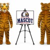 Tiger Ted Mascot Costume