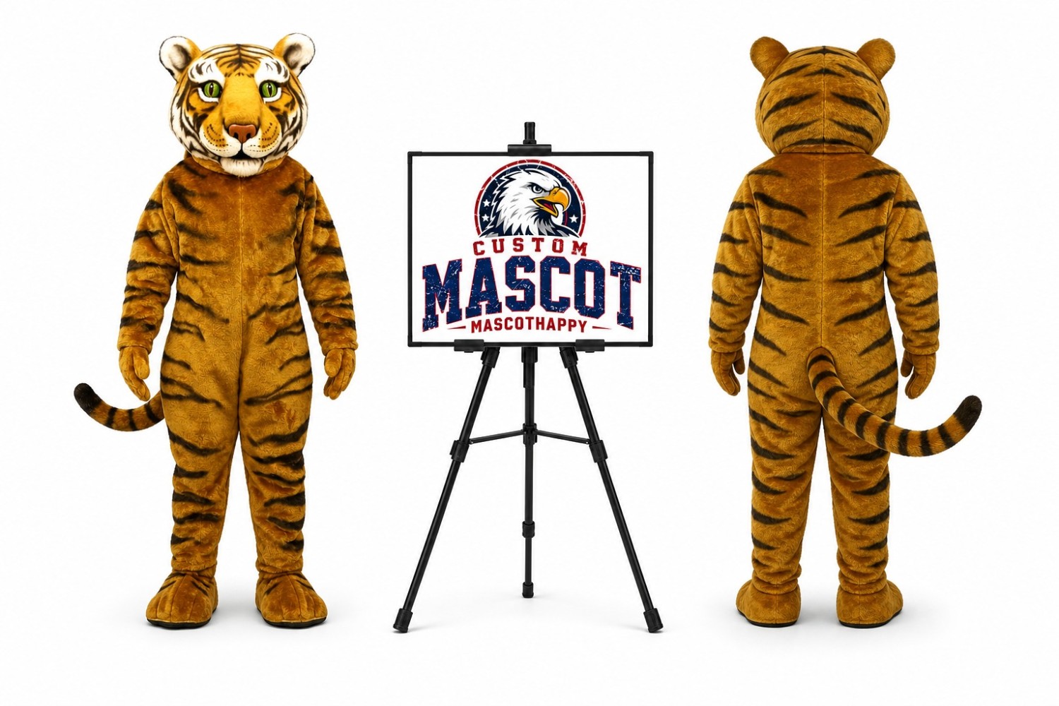 Tiger Ted Mascot Costume Tiger Ted Mascot Costume
