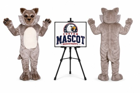 Timber Wolf Mascot Costume
