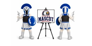 Titans Knight Spartan Mascot Costume Titans Knight Spartan Mascot Costume