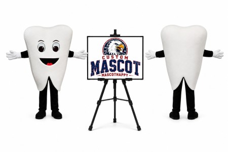 Tooth Mascot Costume