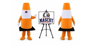 Traffic Cones Mascot Costume Traffic Cones Mascot Costume