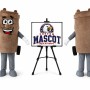 Trash Can Costume Adult Garbage Can Mascot Costume