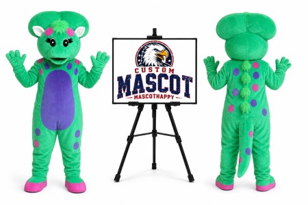Triceratops Baby Dinosaur Cartoon Mascot Costume