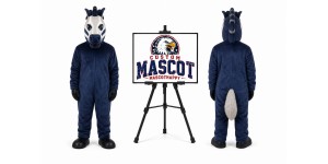 Trojan Horse Mascot Costume Trojan Horse Mascot Costume