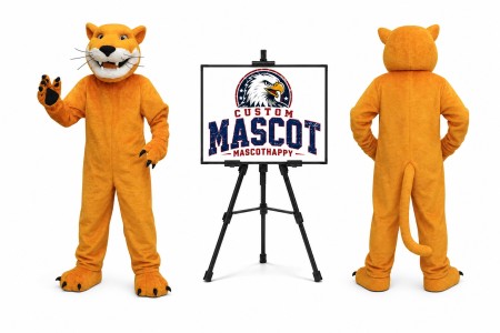 University Cougar Mascot Costume