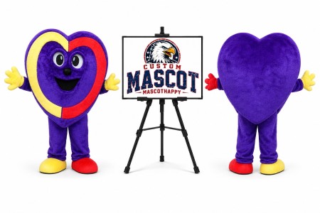 Valentine Heart Lollipop Mascot Costume