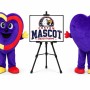 Valentine Heart Lollipop Mascot Costume